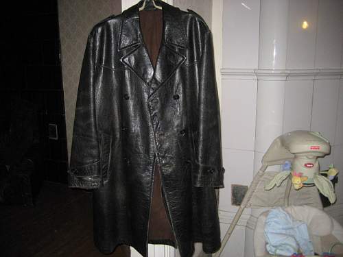 leather coat