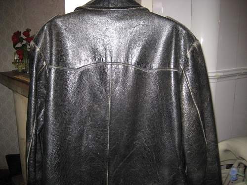 leather coat