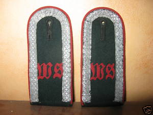 Heereswaffenmeisterschule Shoulder Boards - Nifty, Cool, Rad - and RARE, RARE, RARE!