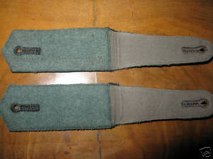 Heereswaffenmeisterschule Shoulder Boards - Nifty, Cool, Rad - and RARE, RARE, RARE!