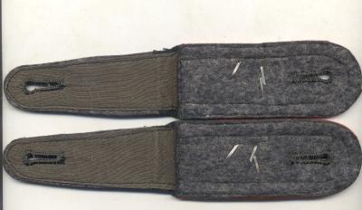 Heereswaffenmeisterschule Shoulder Boards - Nifty, Cool, Rad - and RARE, RARE, RARE!