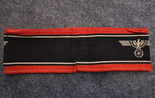 Deutscher Volkssturm Wehrmacht armband for review