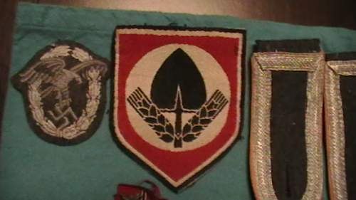 Pictures of badges and insignia