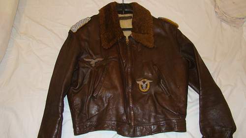 Luftwaffe leather jacket pilot