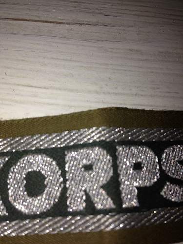 The Afrikakorps cuff title