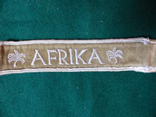 AFRIKA Cuff Title &amp; Award Document for comment.