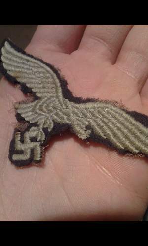 Luftwaffe breast eagle:..real or fake?