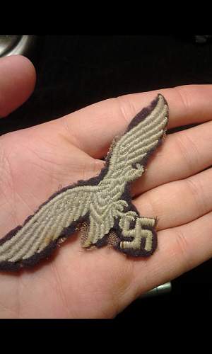 Luftwaffe breast eagle:..real or fake?