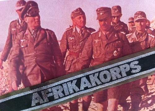The Afrikakorps cuff title