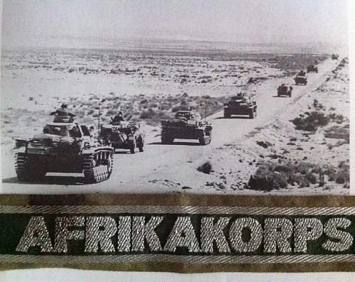 The Afrikakorps cuff title