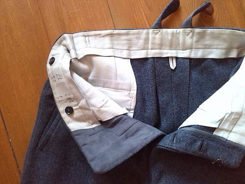 luftwaffe trousers - ask for help