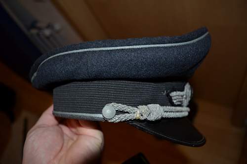 Luftwaffe Officer Uniform of a Major im &quot;Truppensonderdienst&quot; with pants and boots and officer visor cap