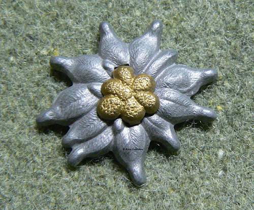 Gebirgsjaeger Officer's Cap Edelweiss