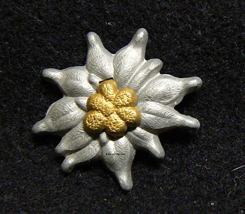 Gebirgsjaeger Officer's Cap Edelweiss