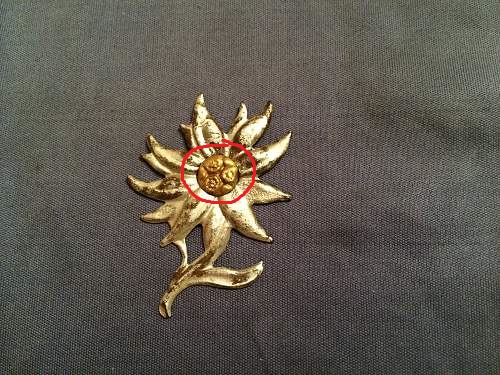 Edelweiss pin, authentic or not?
