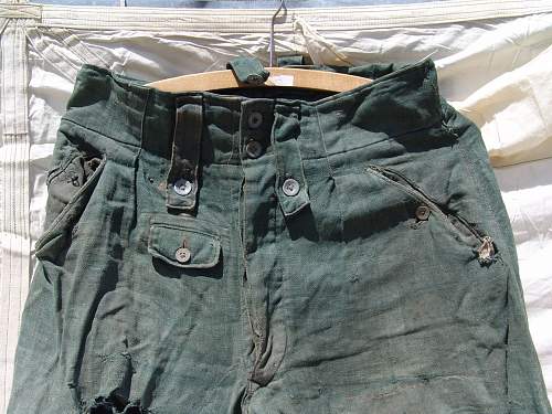 Real m40 model Summer drill pants?