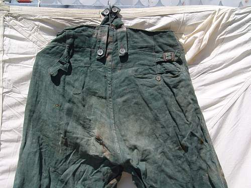 Real m40 model Summer drill pants?