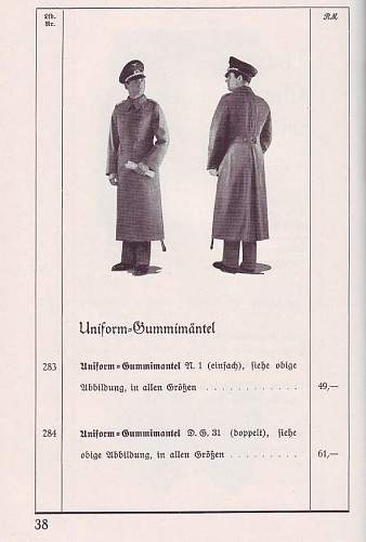 German officer's rubber coat?