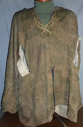 Wehrmacht Uniform Splinter Camo Reversible Sniper Smock  originial ?