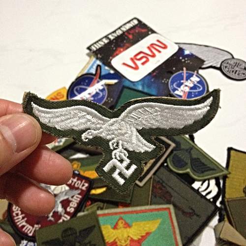 Is this a real luftwaffe eagle patch?