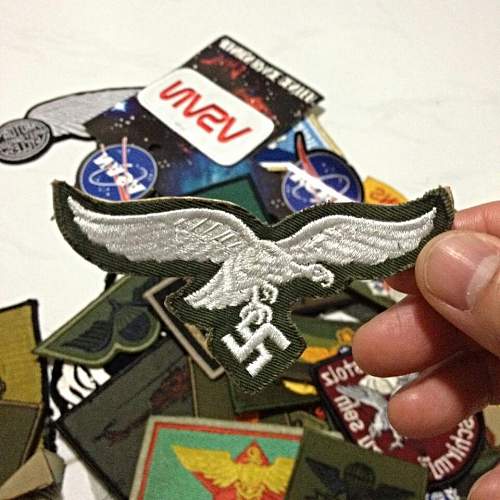 Is this a real luftwaffe eagle patch?