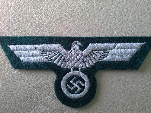Eagle cloth badge Heer, opinions please?