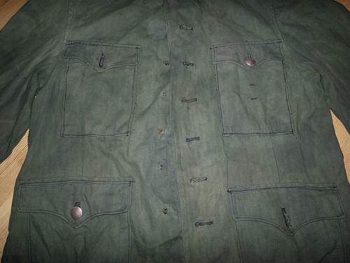WWII german drillich jacket?
