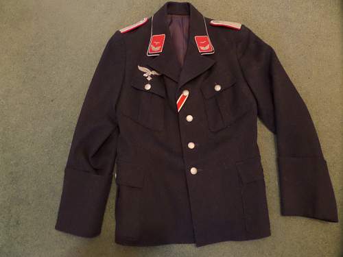 Luftwaffe Flak officers tunic pick up