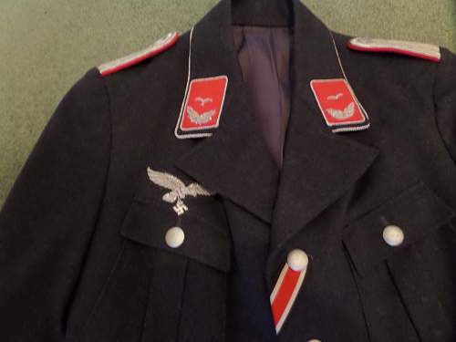 Luftwaffe Flak officers tunic pick up