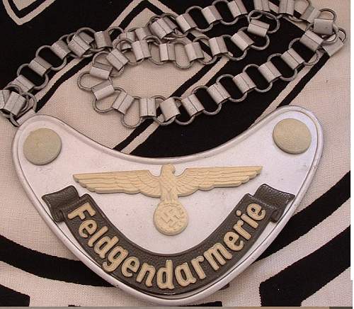 Feldgendarmerie Police gorget