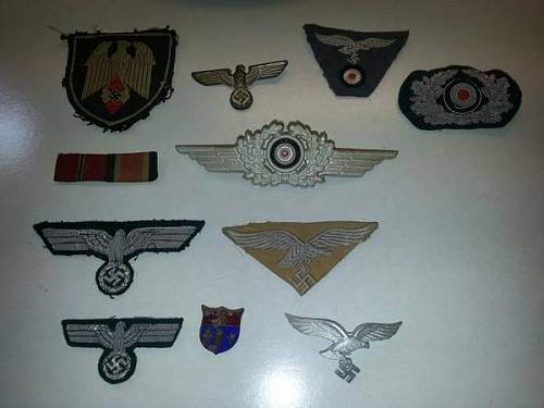 Please help - wwii german patches - authentic?