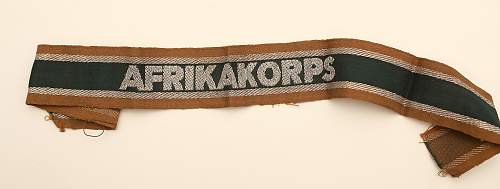 Afrika Korps cuff title