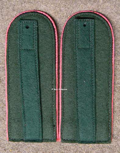 Panzer Shoulder Boards.