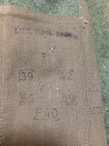 M40 Tunic out of the woodwork