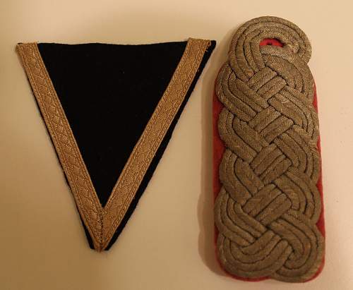 Panzer troops Major shoulder board ?