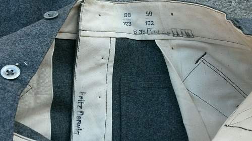 early stone gray pants