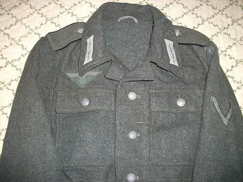 Italian cloth (green) M44 jacket (Gefreiter) for review