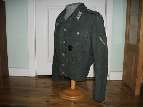 Italian cloth (green) M44 jacket (Gefreiter) for review