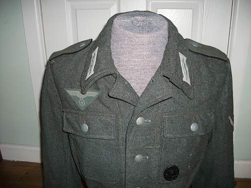 Italian cloth (green) M44 jacket (Gefreiter) for review