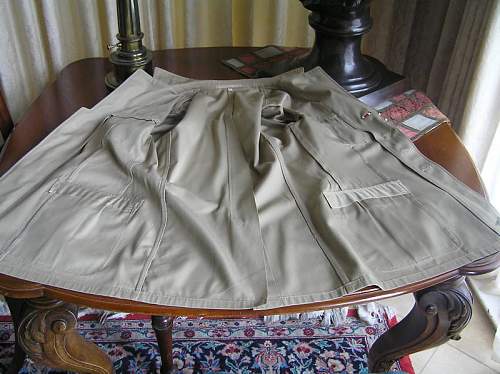 Kriegsmarine Khaki Tunic --- info needed....