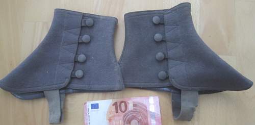 Wehrmacht officer's gaiters?