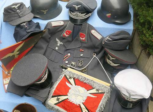 Luftwaffe Flak Leutnant display