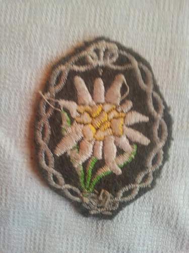 Edelweiss Sleeve Insignia Real or Fake?