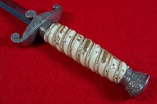 Gustav Spitzer Heer Dagger w/ Wooden Grip