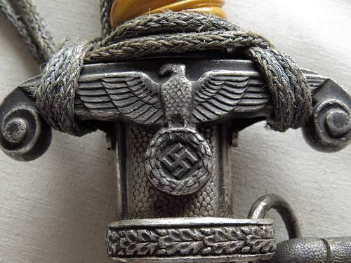 Alcoso Solingen Wehrmacht Heer Officer's Dagger.