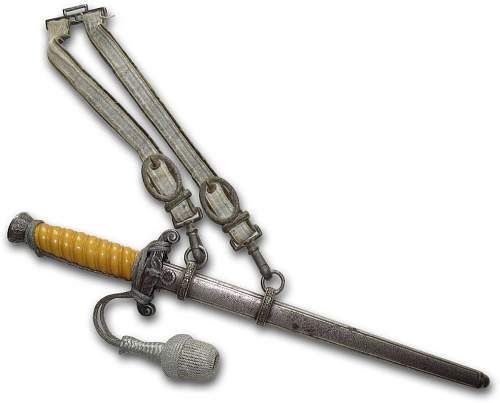 WWII Heer Dress Dagger &amp; Scabbard