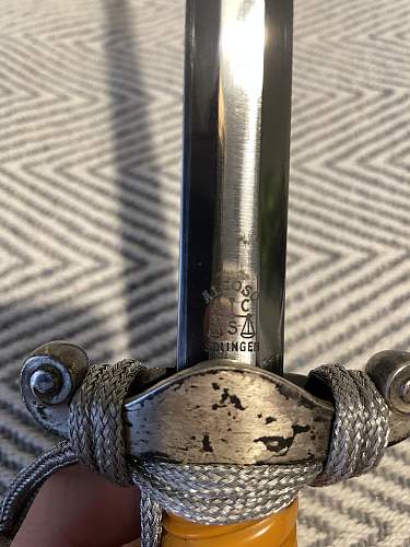 Help with authenticating Alcoso Heer dagger w/ Hangers and Portepee