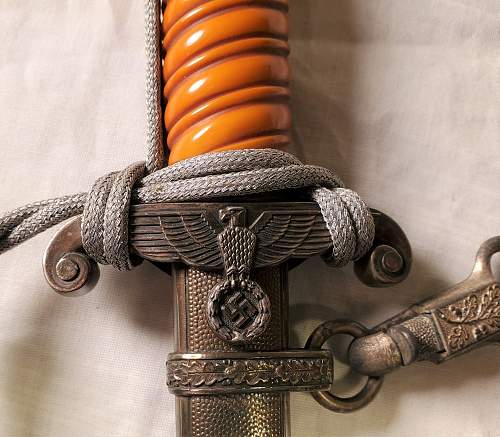 Recent Arrival:  Eickhorn Army Dagger with Owner's Initials