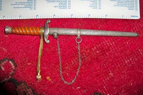 Heer Army Dagger E&amp;F Horster Dagger Post War?