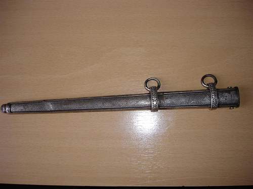 Heeres-Offiziersdolch scabbard.